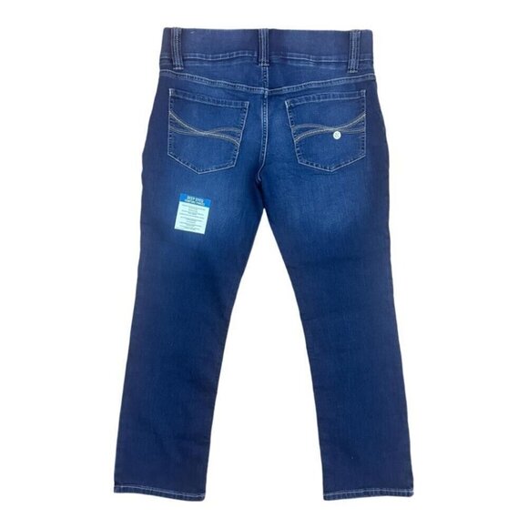 Riders by Lee Indigo Women's Waist Smoother Straight Leg Jean - Size 12 Petite - Picture 6 of 10